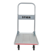 Chariot à plate-forme repliable en aluminium STIER-3