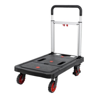 Chariot à plate-forme STIER entièrement repliable, capacité de charge 137 kg