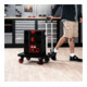 Chariot à plate-forme STIER entièrement repliable, capacité de charge 137 kg-4