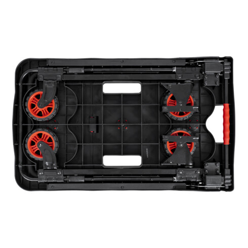 Chariot à plate-forme STIER entièrement repliable, capacité de charge 137 kg