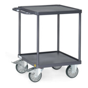 Chariot à plateaux ESD Fetra 9496W bacs en tôle d'acier-2