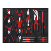 Chariot d'atelier BGS 6 tiroirs 1 porte latérale avec 158 outils 6055-4