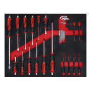 Chariot d'atelier BGS 6 tiroirs 1 porte latérale avec 158 outils 6055-5