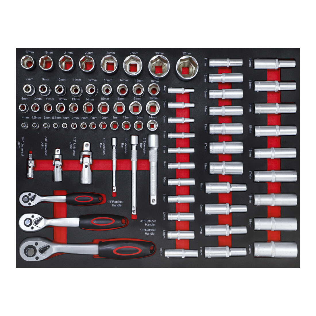 Chariot d'atelier BGS 7 tiroirs 1 porte latérale avec 250 outils 6058