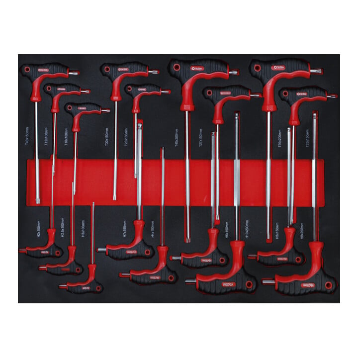 Chariot d'atelier BGS 7 tiroirs 1 porte latérale avec 250 outils 6058