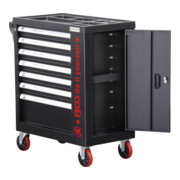 Chariot d'atelier BGS 7 tiroirs 1 porte latérale vide 6058-1-2