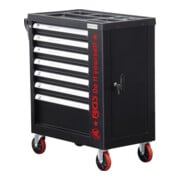 Chariot d'atelier BGS 7 tiroirs 1 porte latérale vide 6058-1-4