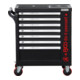 Chariot d'atelier BGS 7 tiroirs 1 porte latérale vide 6058-1-4