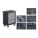 BGS Servante d’atelier 7 tiroirs avec 354 outils 4209