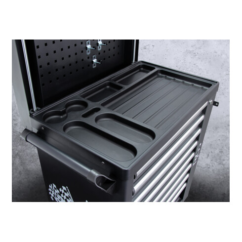 Chariot d'atelier BGS 8 tiroirs vides
