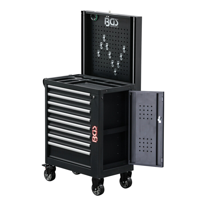 Chariot d'atelier BGS 8 tiroirs vides