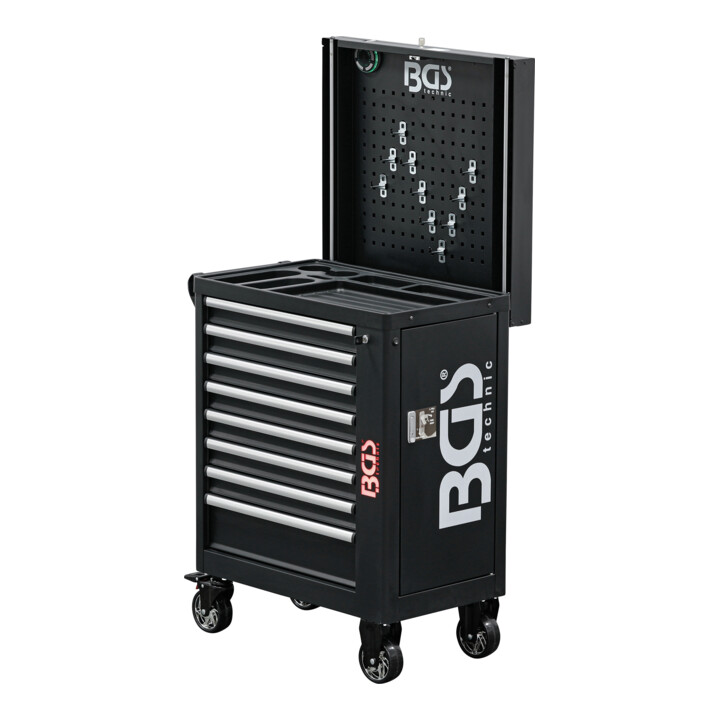 Chariot d'atelier BGS 8 tiroirs vides