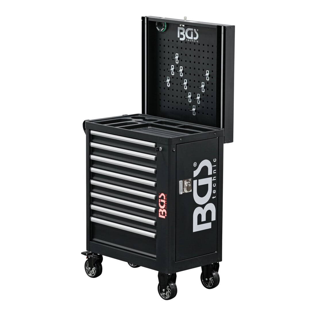 Chariot d'atelier BGS 8 tiroirs vides