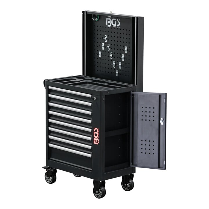 Chariot d'atelier BGS 8 tiroirs vides