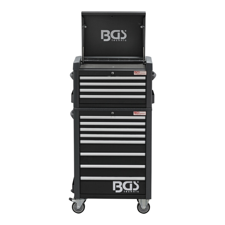 Chariot d'atelier BGS Profi Standard Maxi 12 tiroirs avec 263 outils