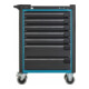 Chariot d'atelier HAZET avec assortiment 179-7/145-4