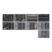 Chariot d'atelier Kraftwerk BASIC LINE XXL BT1800, 377 pcs.-4