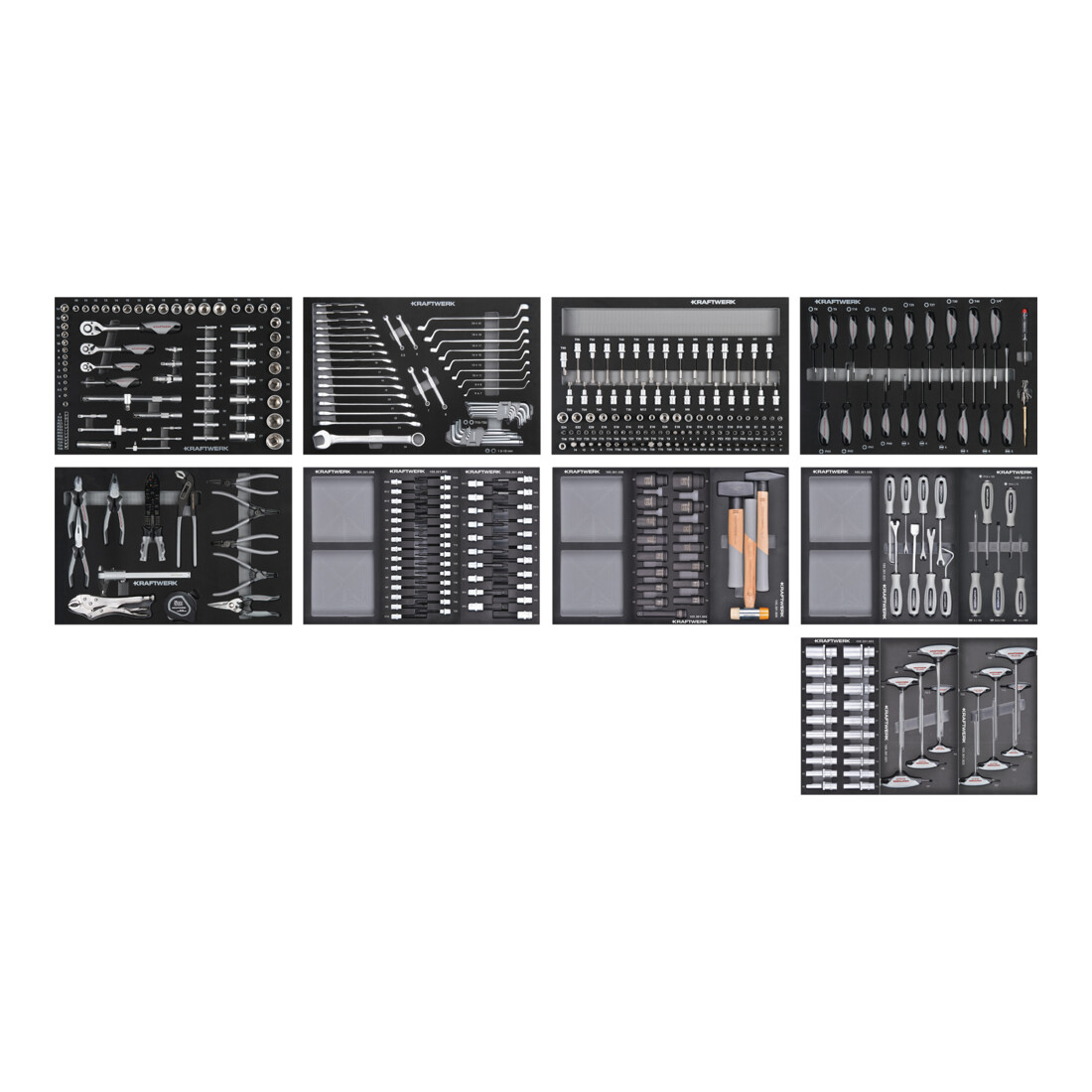 Chariot d'atelier Kraftwerk BASIC LINE XXL BT1800, 377 pcs.