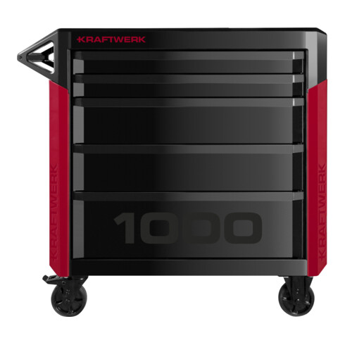 Chariot d'atelier Kraftwerk PRO LINE PT1000 5 tiroirs
