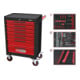 Chariot d'atelier KS Tools ECOline NOIR/ROUGE avec 7 tiroirs et 215 outils de qualité