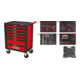 Chariot d'atelier KS Tools RACINGline NOIR/ROUGE avec 7 tiroirs et 515 outils Premium
