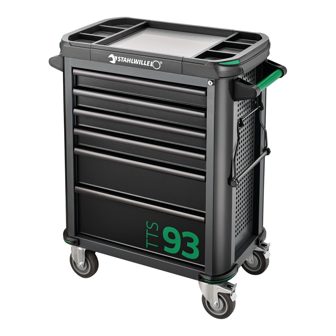 Chariot d'atelier Stahlwille 93/130 TTS 93 avec assortiment d'outils Premium 130 pcs.