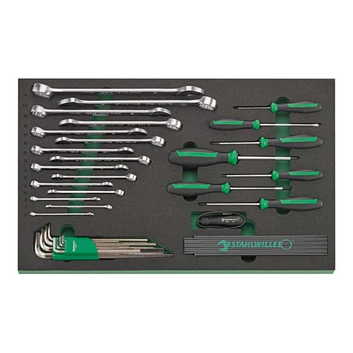 Chariot d'atelier Stahlwille 93/130 TTS 93 avec assortiment d'outils Premium 130 pcs.