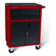 Chariot d'atelier STIER Basic Compact, vide, avec couvercle en plastique