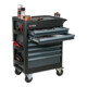 Chariot d'atelier STIER Premium vide avec couvercle en plastique