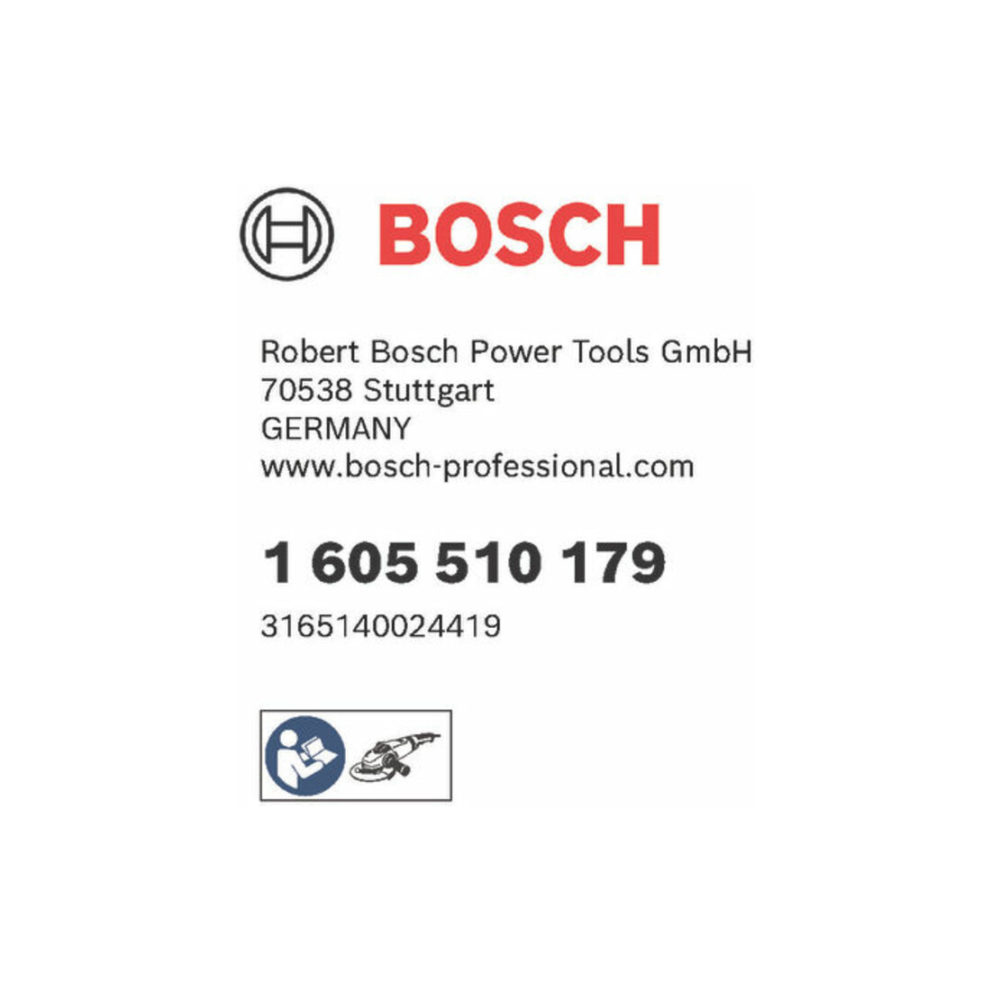 Chariot de guidage Bosch avec buse d'aspiration pour couper la bande de serrage 180 mm