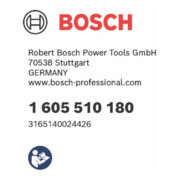 Chariot de guidage Bosch avec buse d'aspiration pour couper la bande de tension 230 mm-4