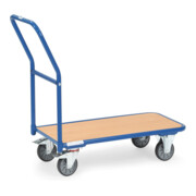 Chariot de manutention fetra 1200 charge max. 250kg, roues à bandage TPE, 1 dossier-2