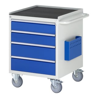 Chariot de montage Rau Metall-Top 4 x tiroirs-L 2x120, 2x150mm LxPxH 580x650x795 mm