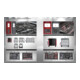 Chariot de service Kraftwerk LT LINE LT700, 3 tiroirs, vide