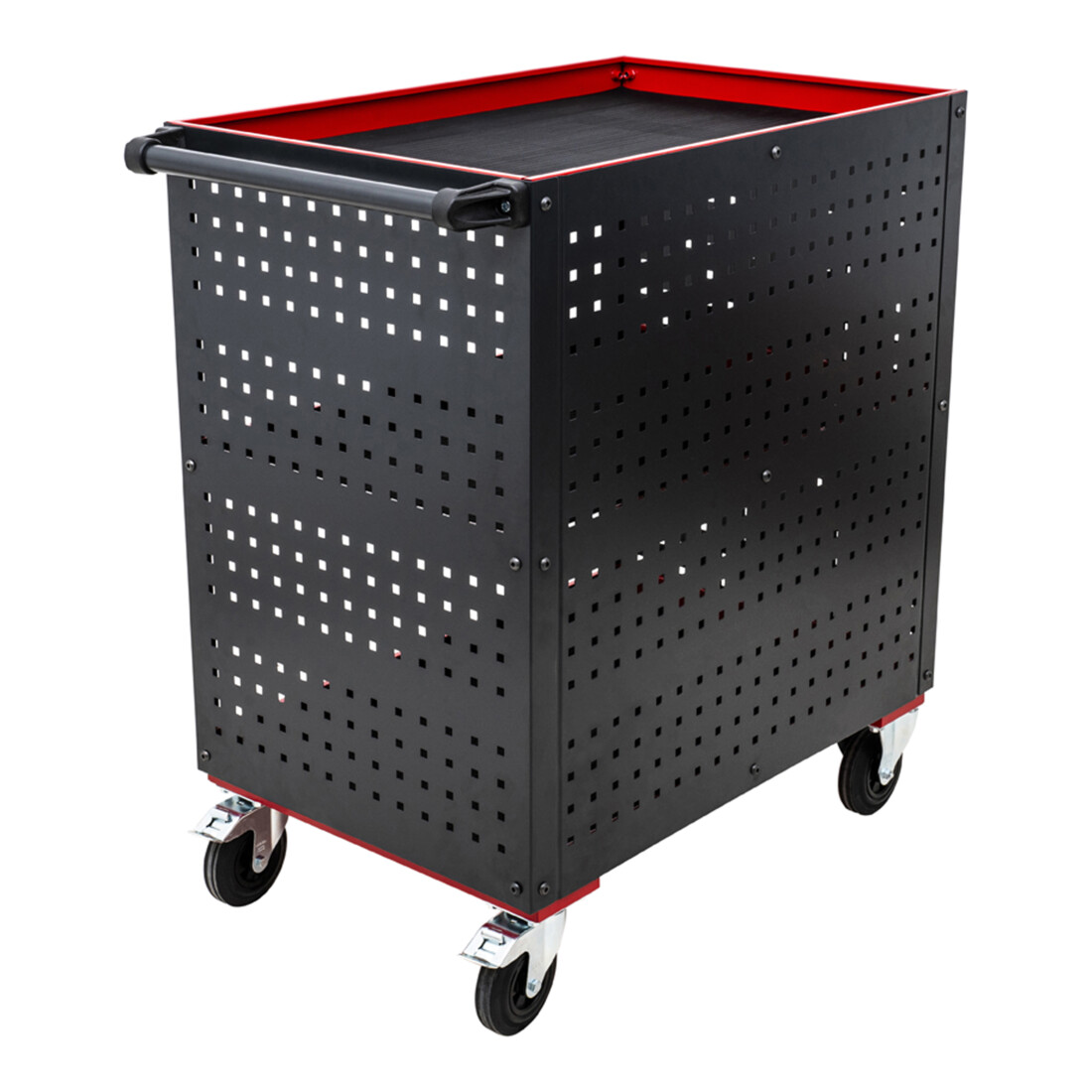 Chariot de service STIER avec panneaux perforés HxlxP 960x810x543 mm