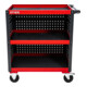 Chariot de service STIER avec panneaux perforés HxlxP 960x810x543 mm-4