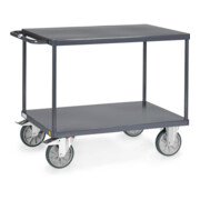 Chariot de table Fetra ESD 9400B plateaux en acier affleurant