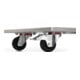 Chariot de transport acier galvanisé pour boîtes en aluminium de 29 l à 91 l cap