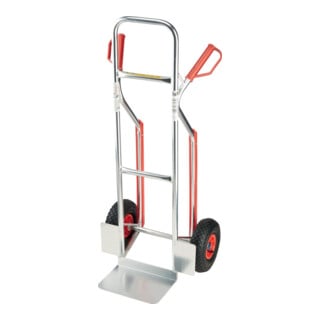 Chariot de transport alu 150 kg 305×200 mm, pneus gonflables