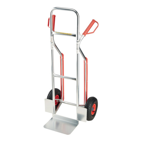 Chariot de transport alu 150 kg 305×200 mm, pneus gonflables