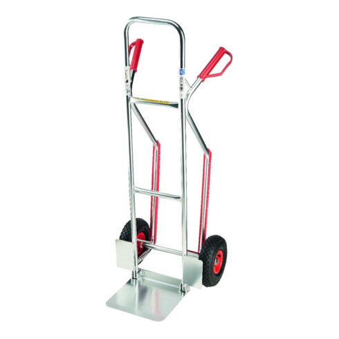 Chariot de transport pliable Alu 150 kg 305×293 mm, pneus pneumatiques