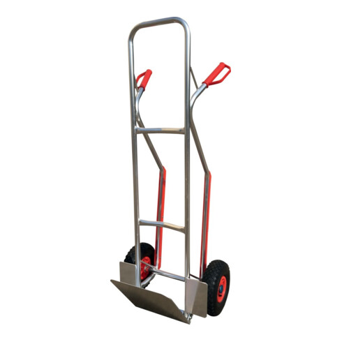 Chariot de transport pliable Alu 150 kg 305×293 mm, pneus pneumatiques