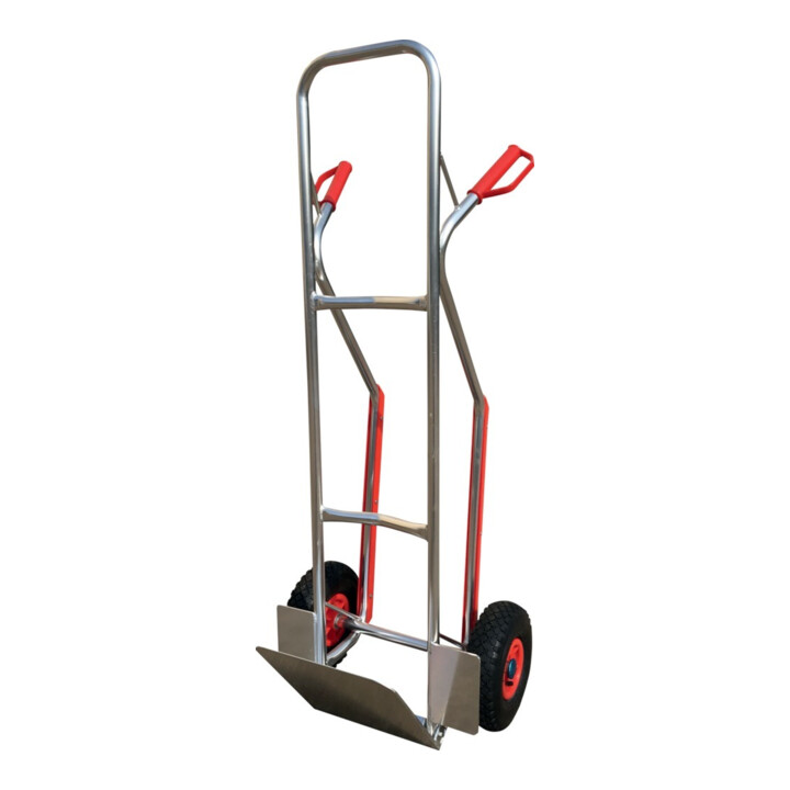Chariot de transport pliable Alu 150 kg 305×293 mm, pneus pneumatiques