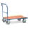 Chariot pliable fetra 2500 charge max. 500kg, roues à bandage TPE, 1 dossier-1