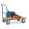 Chariot pliable fetra 2500 charge max. 500kg, roues à bandage TPE, 1 dossier-3