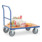 Chariot pliable fetra 2500 charge max. 500kg, roues à bandage TPE, 1 dossier-5