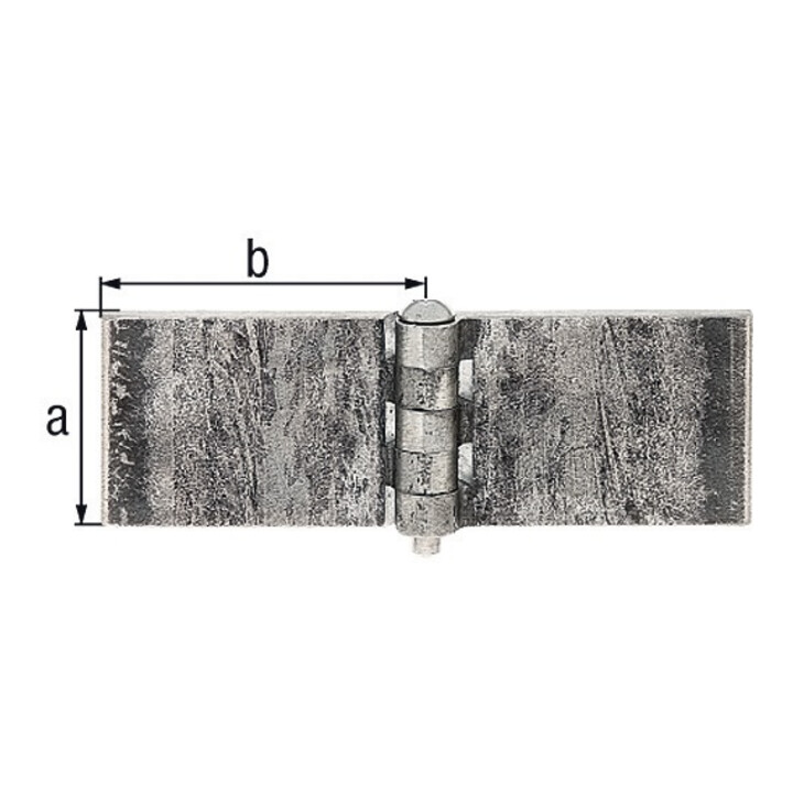 Charnière 40x60mm STA brute 5mm GAH