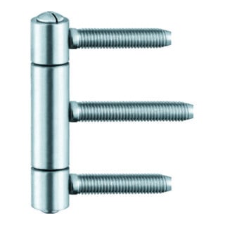 Charnière à enfoncer BAKA C 1-15 WF 3-pcs. topzink 60kg DIN L/R portes en bois