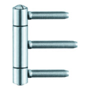 Charnière à enfoncer BAKA C 1-15 WF 3-pcs. topzink 60kg DIN L/R portes en bois