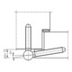 Charnière à enfoncer BAKA C 1-15 WF 3-pcs. topzink 60kg DIN L/R portes en bois-5